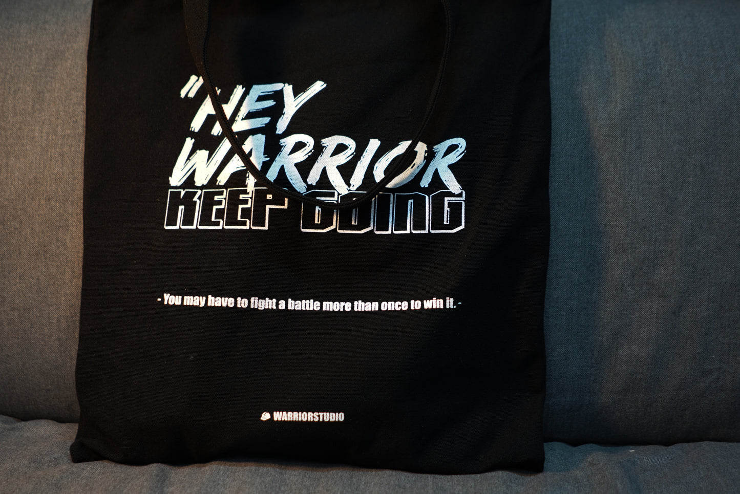 黑系帆布袋 Hey Warrior Tote Bag