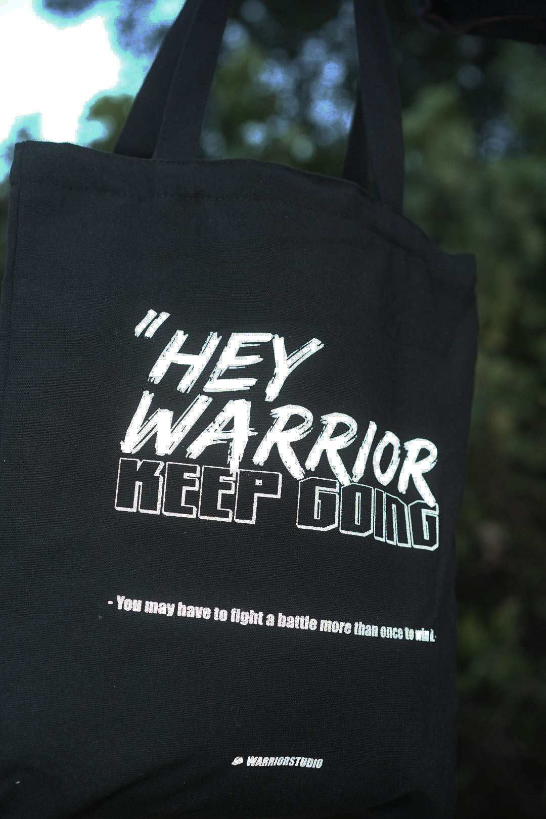 黑系帆布袋 Hey Warrior Tote Bag