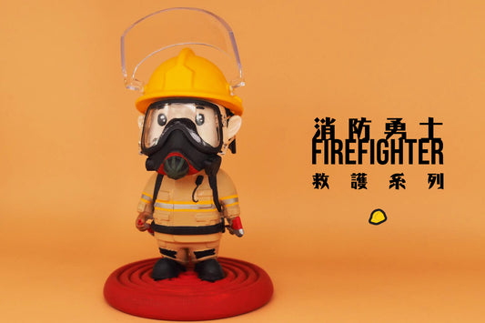 【消防勇士】公仔擺設 "FireFighter" Designer Toy